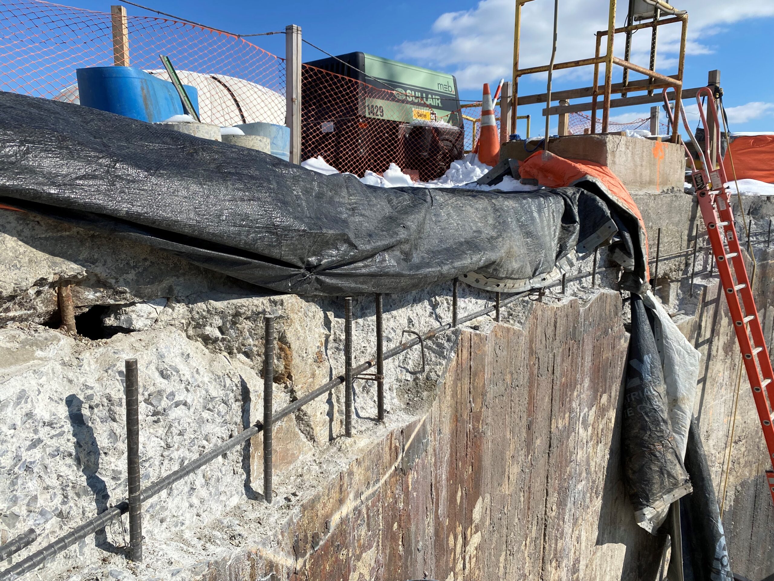 WVWA digester concrete repair
